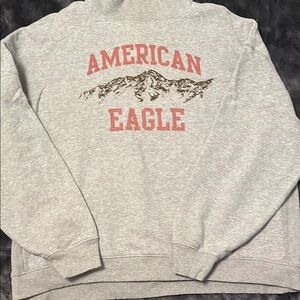 American Eagle Outfitters Gray Crewneck Sweater
